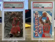 Michael Jordan Graded Lot(2) -‘95 Metal Nuts & Bolts / ‘97 Fleer Soaring Stars