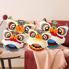 Chinese New Year Pillow Cushion Lion Asia Retro Year Crafts