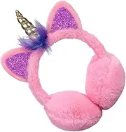 [FOYTOKI] girls headbands black head band white headband winter ear warmers furry ear muffs Sequined Cat Ears colorful Headwear earmuffs trumpet girl child ear defenders Christmas