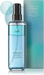 LA'DOR Keratin Hydrating Anti-Frizz Oil Water Perfume Heat Protectant Hair Mist - Leave-In Treatment Spray for Dry Damaged Hair Korean Haircare LADOR 4.4 Fl Oz