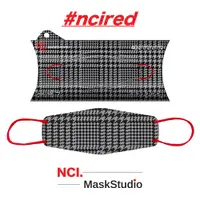 在飛比找誠品線上優惠-NCI MaskStudio 4D韓式醫用口罩/ 千鳥紋/ 