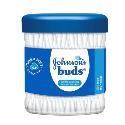 Johnson's Ear Cotton Buds 150 Swabs pack of 2