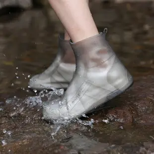 鞋子 ● TPE加厚防滑雨鞋套防臟污成人兒童男女 戶外 中高筒防水鞋