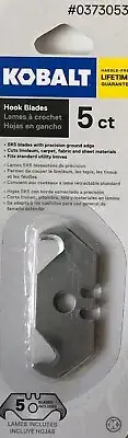 5-Pack Kobalt Hook Blades for Linoleum, Carpet, Fabric, etc.- SK5 Blade - 037053