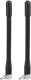 uxcell GSM GPRS WCDMA LTE Antenna 3G 4G 3dBi 700-2700MHz CRC9 Male Right Angle Connector Omni Directional 2Pcs