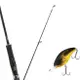 Wonda Avalon Spinning Lure Fishing Rod 602M + Dummy DC-400 Hard Bait Lure 70mm 236H BLACK GOLD HOLO