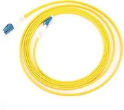 Baxnore LC/UPC Duplex Fiber Optic Patch Cable, PVC Jacket Low-Loss Jumper for Data Center, Telecom Equipment (Single Mode OS2)