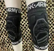 NEW HK Army Crash CTX Paintball Knee Pads - Black/Grey - X-Small