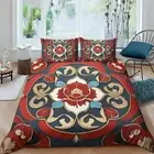 Bohemian Bedspreads Abstract Style Comforter Cover Pillowcase Adult Highend 39
