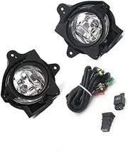 Car Fog Lamp Assembly 1Pair Foglight Front Bumper Fog Lamp Light Foglamp For Toyota For Hilux For Vigo MK7 2012 2013 2014 2015 2016 Front Bumper Fog Light