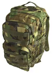 WOODLAND CAMO Molle RUCKSACK Assault Large 36L BACKPACK Tactical Army Day Pack