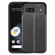 For Google Pixel 8a Litchi Texture Phone Case Slim-fit Tpu Cell Phone Cover