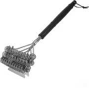 MERRYHAPY Ergonomic BBQ Grill Brush Multi-Function Grill Cleaner Portable BBQ Brush for Camping Picnics
