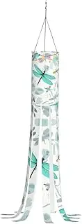 Halloween Garden Green Dragonfly Windsock Lights Halloween Lighted Windsock for Patio Yard Pathway Party Decor