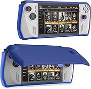 ProCase Upgraded Flip Case for ASUS ROG Ally Gaming Handheld 7 inch 2023, Protective Cover with Magnetic Removable Front Cover, Rog Ally Accessories Non-Slip Full Protection Grip Case -Blue