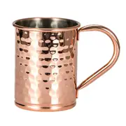 400ML Pure Copper Cocktail Food Juice Drink Bear Cup Mugs Milk Water Beer Coffee Tea Bottle Mugs Cup