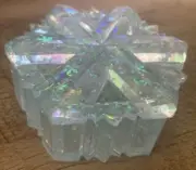 Light Blue Snowflake Jar Storage Gift Box Glow In The Dark