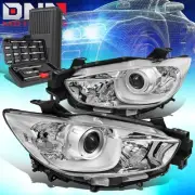 FOR 2013-2016 MAZDA CX5 CHROME CLERA CORNER PROJECTOR HEADLIGHT HEAD LAMP+TOOLS (for: Mazda)