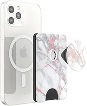 POPSOCKETS Pop Wallet+ Grip Card Holder for Phone & Tablet (Genuine) - MagSafe Rose Gold Lutz