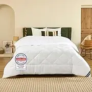 Dreamway - Duvet 240 x 260 cm, All Season Duvet, 4 Seasons, Quilt 300 GSM Microfibre, 260 x 240 cm, Super Soft Blanket, Breathable Blanket, 240 x 260 cm, White, Oeko-Tex Certified