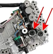 RE0F10A JF011E F1CJA CVT Transmission Valve Body/w Solenoid Compatible for Nissan Mitsubishi Dodge 2007-2017 1.6L 2.0L 2.4L 2.5L(2 Pressure Switch)