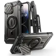 For Iphone 14 Pro Max/for Iphone 13 Pro Max Case Mag Xt Full Body Rugged Case with Camera Cover & Built-in Kickstand