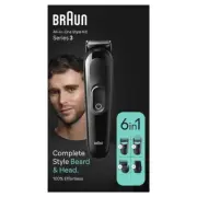 Braun 6 In 1 Multi Grooming Kit MGK3420 Brand New Sealed Free Postage