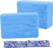 ARTSEWPLY 1Set High Density Yoga Blocks for Improved Flexibility and Balance Durable Dancing Bricks for Yoga Training and Stretching Exercises Lightweight and Safe