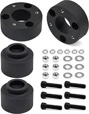 MXSAG New 3" Front + 2" Rear Leveling Lift Kit Compatible With 09-24 Dodge Ram 1500 4WD 19+ 2WD, 3 Inch Forged Aluminum Strut Spacer Suspension Lifting 2 Inch Shock Blocks w/Bolt Hardware 4pcs Pair