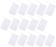 minkissy 50pcs Soap Foam Net Exfoliating Sponge Pouch Foam Bar Soap Saver Pouch Exfoliating Soap Pouch Soap Shower Exfoliating Sisal Soap Soapdish White or