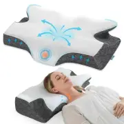 Cervical Neck Pillow for Sleeping, Memory Foam Pillow for Neck Pain Relief, S...