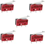 5pcs Roller Microswitch Micro Micro Simulated Roller Lever Micro Micro on Off Scroll Wheel Miniature Micro Ac Miniature