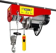 Electric Hoist Winch 300KG 600KG Cable 18M Rope Tool Remote Chain Lifting