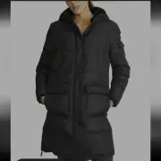 Rebecca Minkoff Womens Taslon Jacket. Black. Size XL. New. Ideal for wet weath