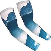 [FSCEV] Landscape With Mountains Sun Protection Arm Sleeves Outdoor Essentials Cooling Compression Golf Hiking Cycling