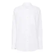 [T By Alexander Wang] Boyfriend Shirt With Logo Flag