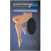Loving Comfort Fashion Pantyhose 15-20mmHg (Black) Medium