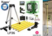 Huepar Lot Level Laser Bluetooth S04CG Green 4d 4 360+ Cane Telescopic lp36
