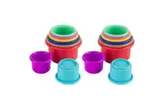 16pc Lamaze Pile & Play Cups Baby Toddler Educational Plastic Stacking Toy 6m+
