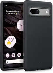SPIGEN Caseology Nano Pop Case Designed for Google Pixel 7a (2023) Slim Soft Cover - Black Sesame