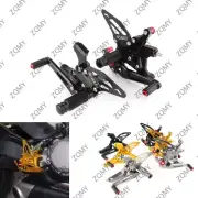 Adjustable Foot Pegs Footrests CNC Aluminum Fit Ducati 959 Panigale 2016 17 2018