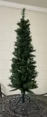 Artificial Christmas tree 4 ft No Lights Slim Column A&B Floral Boden Spruce