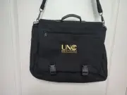 New Black Messenger Laptop Bag w/ UNC (Adams) Dentistry Logo Computer Satchel