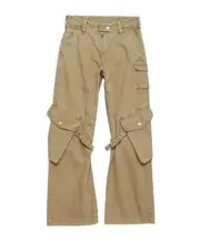 Acne Studios Strap-Detailed Cargo Trousers EU38,EU36,EU42,EU32 washed beige