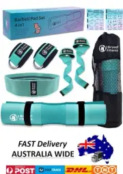 Barbell Pad Set for Gym & Home - Squats Bench Press Workout. AUS FREE SHIPPING