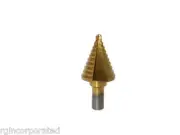2PCS STEP DRILL BIT TITANIUM HSS 1/4" to 1-3/8" CMT