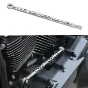 Chrome Drillhole Left Shift Linkage Rod for Harley FLHR FLHX FXSB FLSTF FXSTD