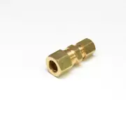 3/8 - 1/4 OD Compression Copper Tube Union Straight Joiner Fitting Air Gas Water