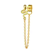ANYCO Earrings Gold Plated Geometric Cute Icons Tassel Ear Line Stud For Women Teen Fashion Stylish Accessories Jewelry Gifts Snake