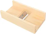 SEWACC Hand Soap Cutter Gadgets Machine Chopping Board Electronics Bread Maker Handheld Kit Brisket Crinkle Peelers Bread Slicer Cheese Board Player Curler Handles Stainless Steel Beige